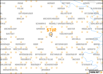 map of Stür