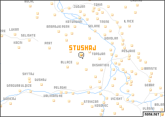 map of Stushaj