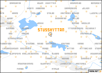 map of Stusshyttan