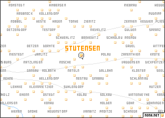 map of Stütensen