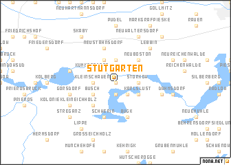 map of Stutgarten