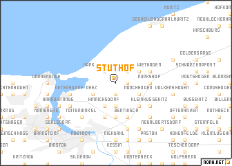 map of Stuthof