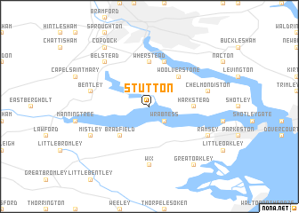 map of Stutton