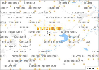 map of Stützengrün