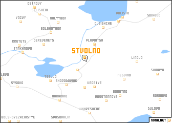 map of Stvol\