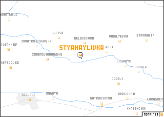 map of Styahaylivka