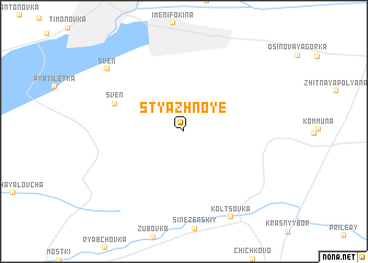 map of Styazhnoye