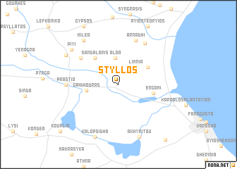 map of Styllos