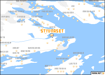 map of Styvnäset