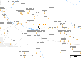 map of Sūādar