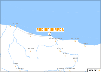 map of Suain Number 1