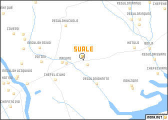 map of Suale