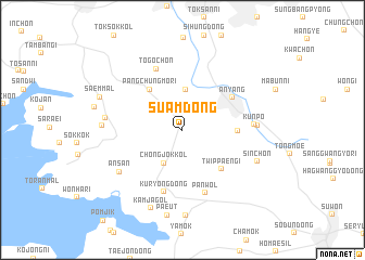 map of Suam-dong