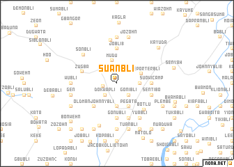 map of Suanbli