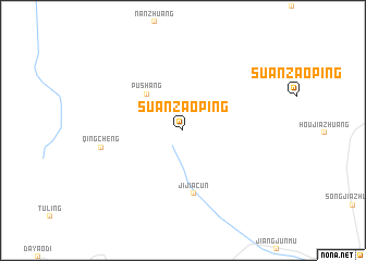 map of Suanzaoping