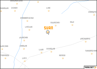 map of Su\