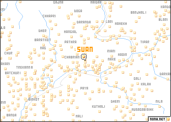 map of Sūān