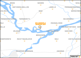 map of Suardi