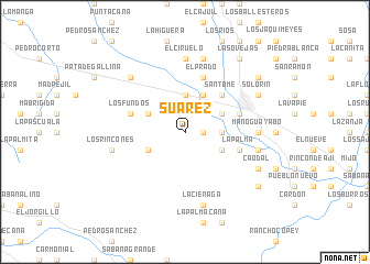 map of Suárez