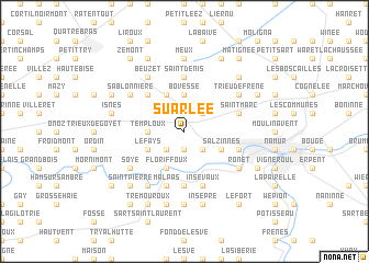 map of Suarlée