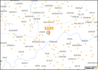 map of Suar