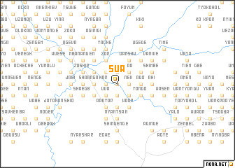 map of Sua