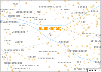 map of Subāh Sādiq