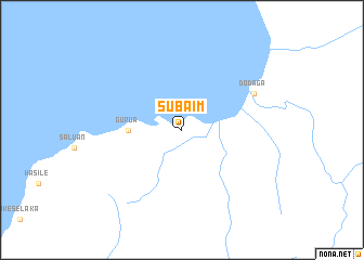 map of Subaim