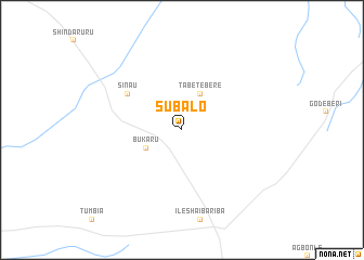 map of Subalo