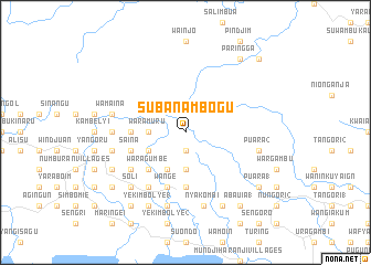 map of Subanambogu