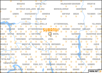 map of Subandi