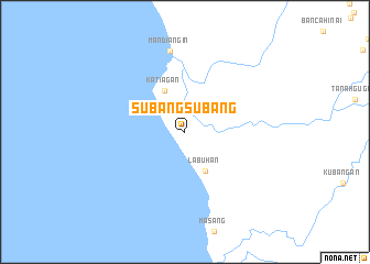map of Subangsubang