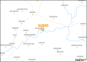map of Suban