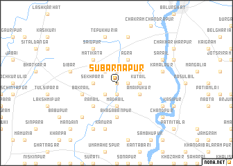 map of Subarnapur