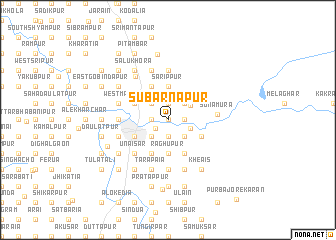 map of Subarnapur