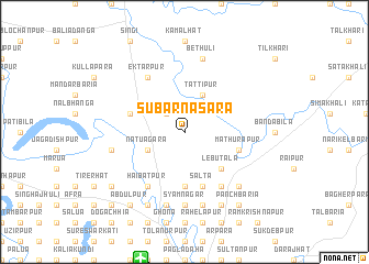 map of Subarnasāra