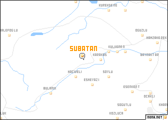 map of Subatan