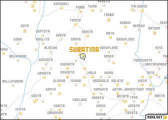 map of Subatina