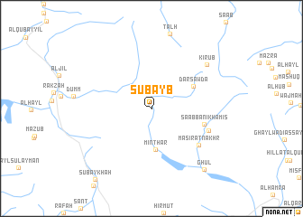 map of Subayb