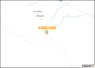 map of Şubayḩah