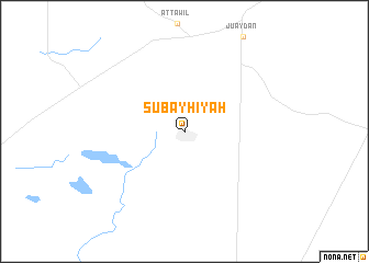 map of Şubayḩīyah