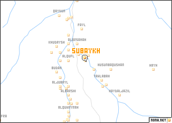 map of Subaykh