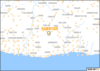 map of Subayon