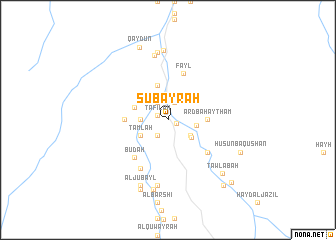 map of Şubayrah