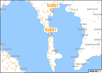 map of Subay