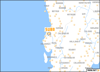 map of Suba