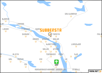 map of Subbersta