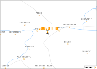 map of Subbotino