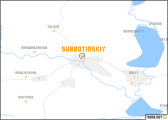 map of Subbotinskiy