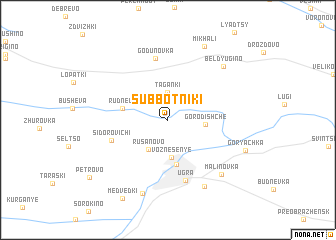 map of Subbotniki